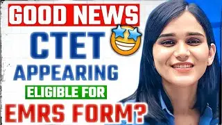 CTET APPEARING Eligible For EMRS 2025? 😳 HIMANSHI SINGH 😍