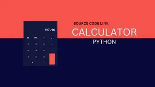 Calculator using python @iqraCS 