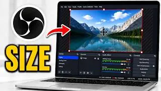 How to ADJUST Screen Size in OBS Studio | How to FIT to Screen in OBS Studio