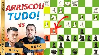 DING LIREN CHOCOU O MUNDO - Ding Liren Vs Ian Nepomniachtchi - Rodada 8