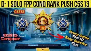 Solo fpp rank push C5S13 | Solo fpp conqueror Tips #solofppconqueror #solofpprankpushtoconqueror