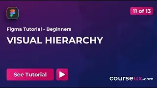 FREE FIGMA TUTORIAL - Lesson 11 - VISUAL HIERARCHY