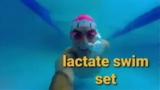 First Lactate Swim Set Since Lockdown Was Lifted.