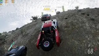 Racing up the mountain! Don't flip over! Don't fall down! #forzahorizon5