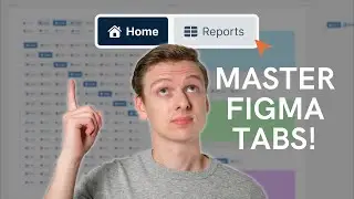 Create Figma Tabs Like a Pro! 🚀  (Free Template) 