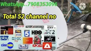 Apstar 76e dish setting / 2 feet dish ..52 channel on ( ku bant )