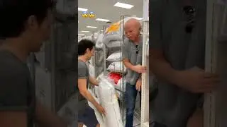 When she sees his head! 😱