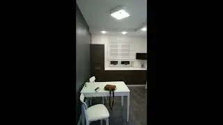 Консоль под ТВ стеклянные опоры