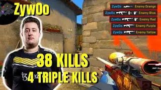 ZywOo DOMINATES Inferno - ZywOo Inferno POV - 38 KILLS - CSGO
