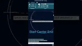 start center end arc in autocad 