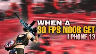 WHEN A 30 FPS NOOB GET I PHONE 13⚡😈| CAN I GET I PHONE 13 ? | FASTEST 30 FPS PLAYER | XANTWO MONTAGE