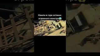 Нашли в горе останки огромного монстра 🎬 