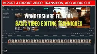 Filmora 9 - QUICK START Video Editing Tutorial!