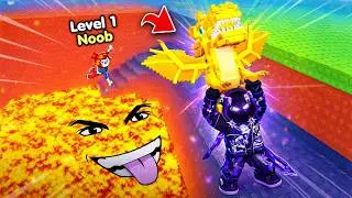 Starting Over as NOOB with OP SECRET in Escape Rising Lava For Brainrots! (Roblox)
