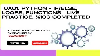 0x01. Python - if/else, loops, functions - Live practice  0x01. Python - if/else, loops, functions