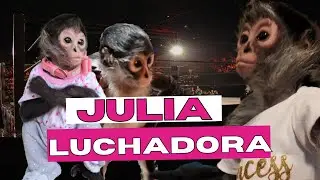 ¡Julia se avienta desde la tercera cuerda!