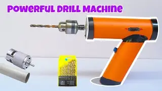 How to Make Powerful Drill Machine || Mini Drill Machine