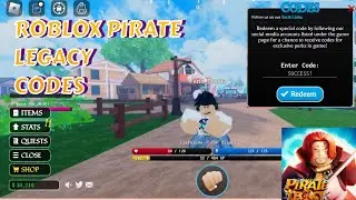 ALL NEW CODES in Pirate Legacy 🌊! Roblox Pirate Legacy Codes