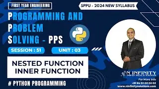 SPPU's FE - PPS | Session 51 | Nested Functions in Python  | Inner Functions in Python | Prasad Sir