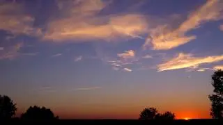 Beautiful Sunset Timelapse 4K - Free HD Stock Footage - No Copyright - Clouds Background Video