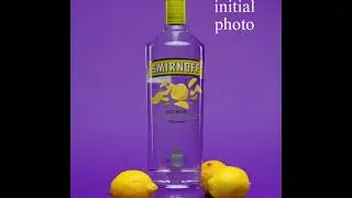 Creating a Smirnoff advertising photo-BTS Video Smirnoff LemonSkin