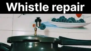 Cooker Whistle repair at home // Pressure cooker Whistle repairing at home / Whistle sound problem 🤯