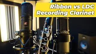 Recording clarinet with a ribbon microphone (Superlux R102 vs sE2300) + studio vlog