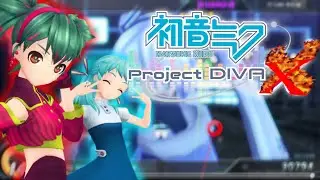 jogando PROJECT DIVA X de ps vita no PC pra passar o tempo