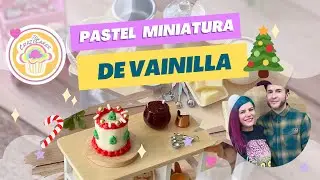 PASTEL DE NAVIDAD MINIATURA 🎄🎉 Tiny Decoración de pastel / Comidita Miniatura