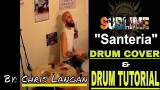 How To Play Santeria by Sublime - Drum Tutorial - Drum Cover