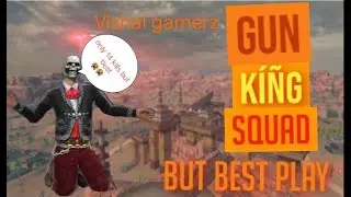 Gun king squad|freefire gameplay|vishal gamerz 👍🏻