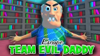 [😎NEW] КОМАНДНЫЙ ПОБЕГ ОТ ЗЛОГО ПАПОЧКИ TEAM EVIL DADDY ESCAPE TEAMWORK OBBY! Roblox
