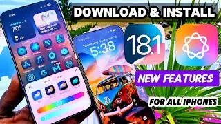Download NOW! SIRI 2.0, iOS 18.1 for all iPhones - iOS 18.1, Apple intelligence best new features