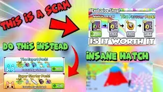 INSANE LUCK AND HATCH!!!PLEASE DON'T BUY THE FOREVER PACK!🙏ITS A SCAM!(Pet Simulator 99)