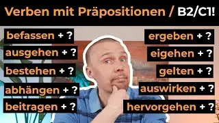 Kennst du die richtige Präposition? Verben mit Präpositionen-Quiz! Wortschatz B2/C1