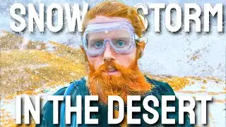 Forced to STOP Running by a Snowstorm in the Deserts of Algeria 🇩🇿