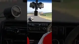 time to wave as I change gear with the short shifter 