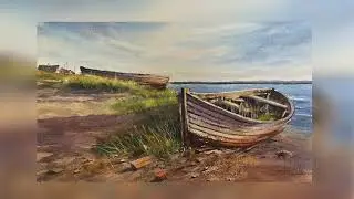Beached Boats Preview with Geoff Kersey ⎮ Watercolour Landscapes