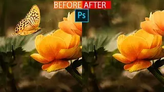 How to remove anything from a photo in Photoshop Urdu /Hindi Tutorial