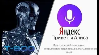 Terminator T800 and Yandex Alice