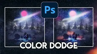 How to Turn Your Art VIBRANT in Photoshop! - Color Dodge Tutorial