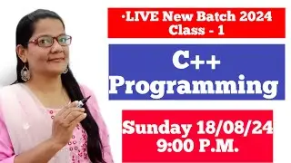 C++ Programming Class 1 for Beginners