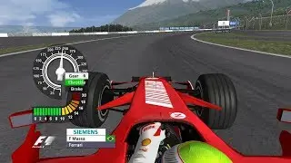 rFactor F1 2007 - Felipe MASSA 5 - Onboard Lap Funji