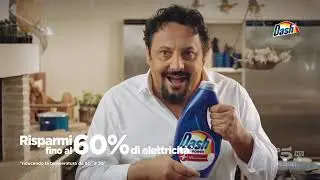 Pubblicità Dash con Enrico Brignano 2024