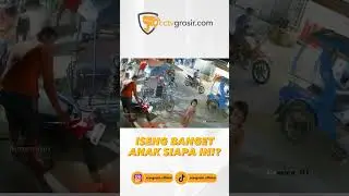 Anak siapa ini?? Iseng bener #iseng #lucu #cctv #motor #iseng_iseng