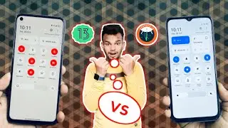 Realme UI 4.0 VS Realme UI 5.0 Notification Bar Full Comparison |Realme Android 14 Update Feature