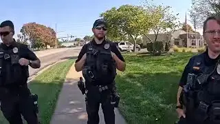 You Can't Record What Police say when Your Not Looking Body Cam