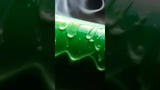 Crayon melting closeup