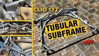 This Clio tubular subframe is 10kg Lighter!