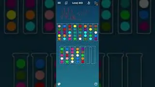 BALL SORT PUZZLE LEVEL 443